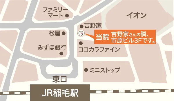 阿部歯科 周辺地図